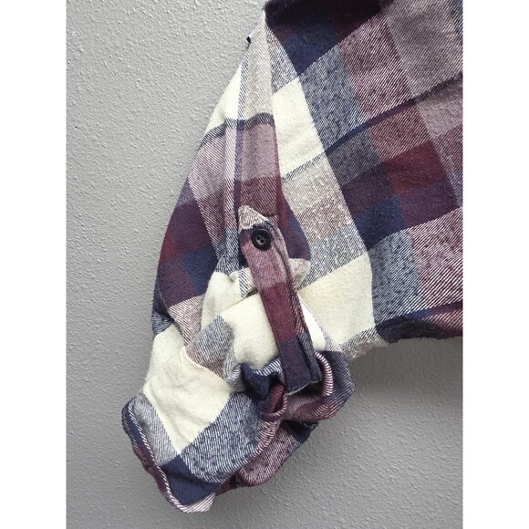 BTC Flannel Shirt Mens 3XL Plaid Button Up Long Sleeve Casual Workwear - Picture 3 of 9